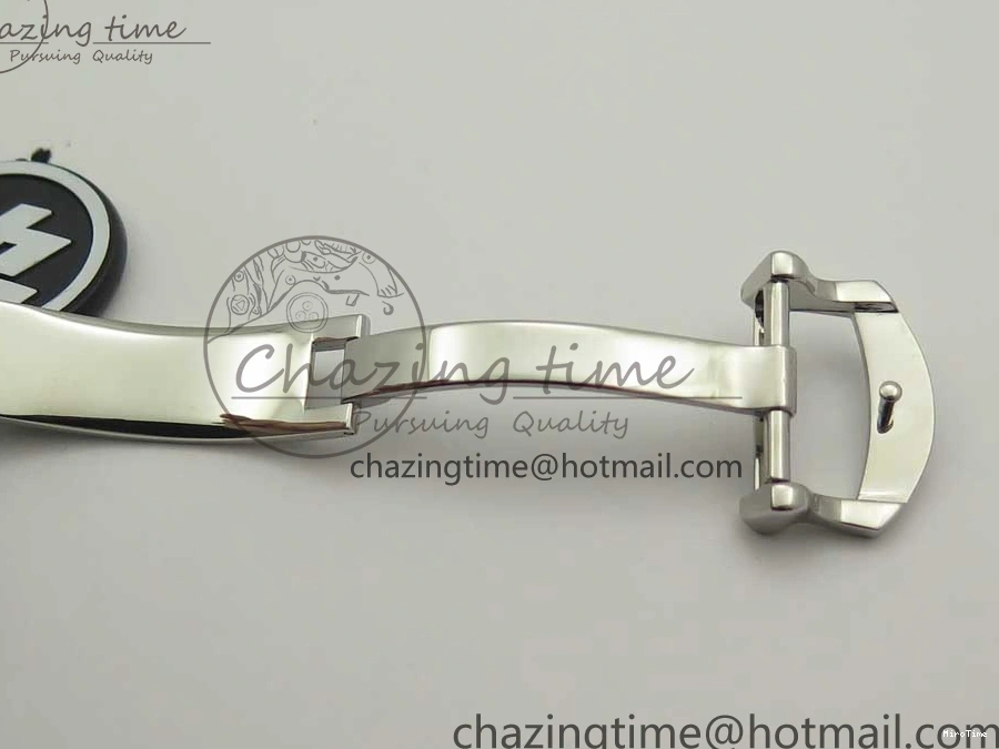 MIROTIME 0129 Snug Portofino IW391022 SS ZK 1:1 Best Edition White Dial Gold Markers On Black Leather Strap A 7130